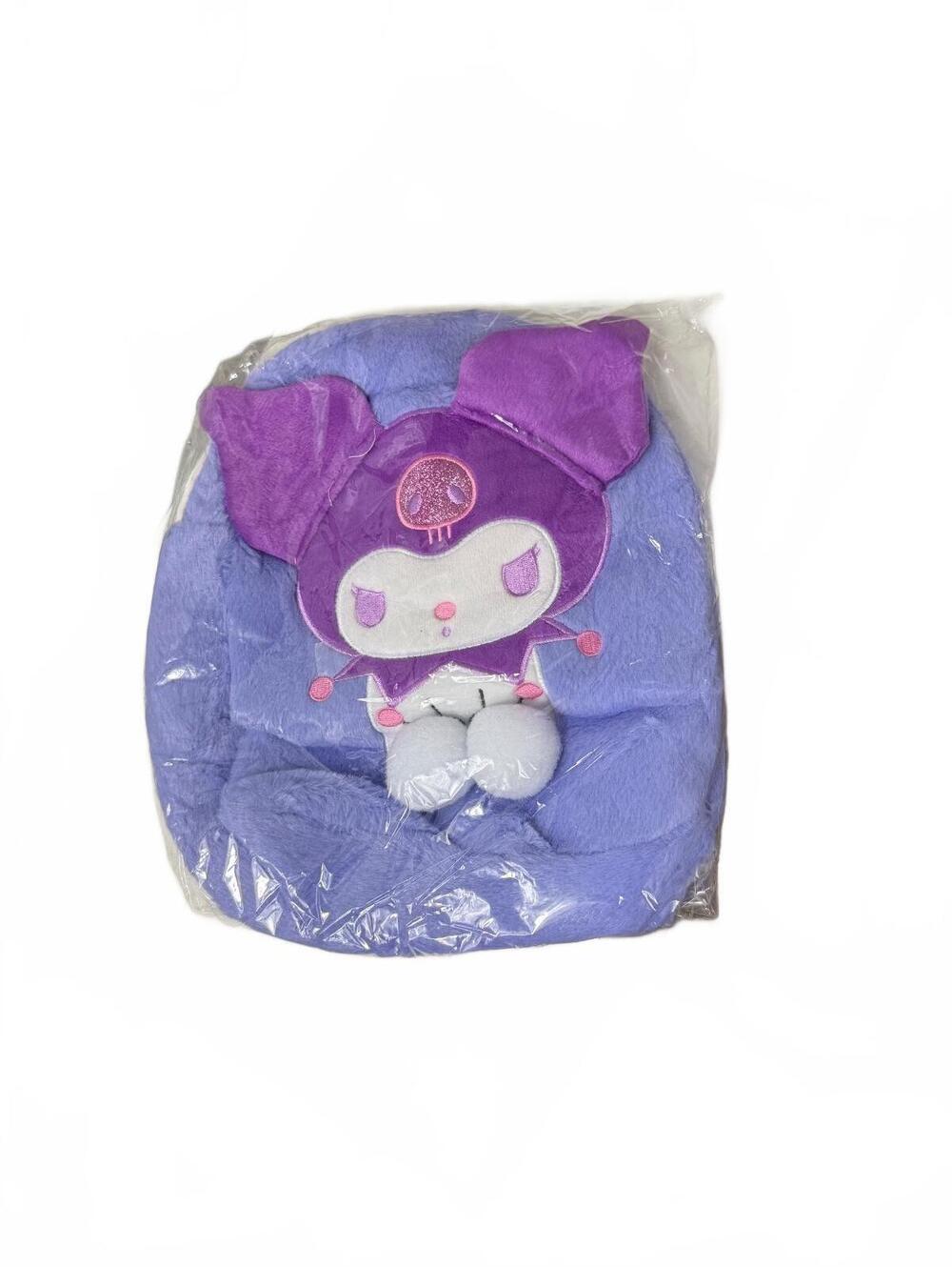 New Sanrio Kuromi Plush Purple Backpack